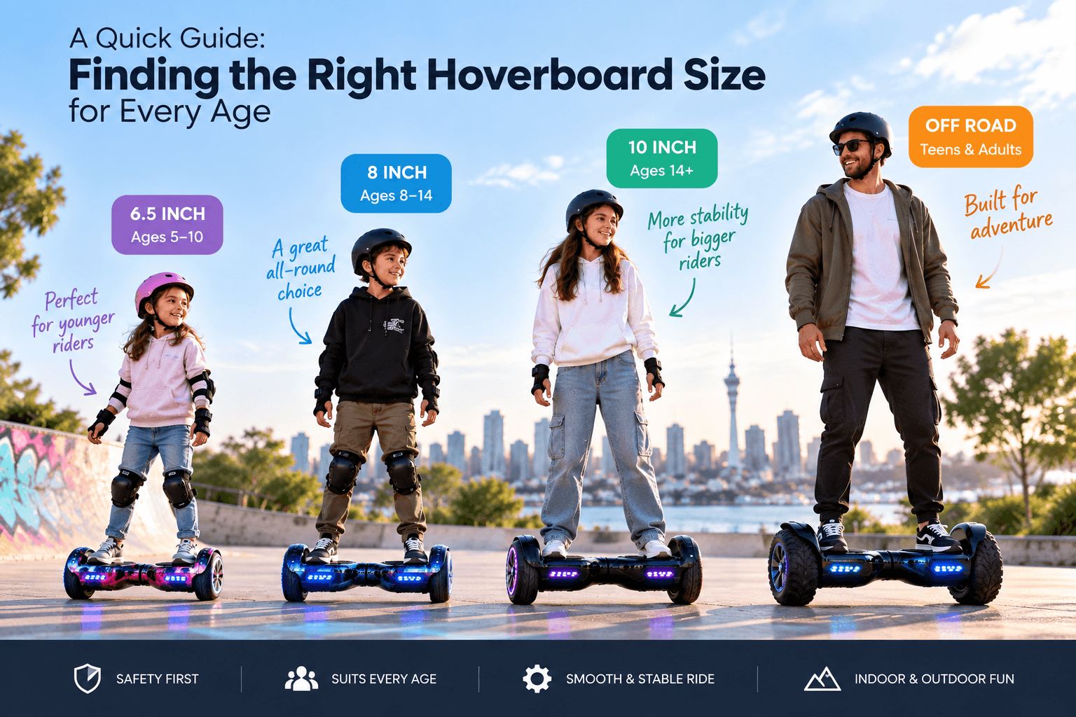 A Quick Guide: Finding the Right Hoverboard Size for Every Age