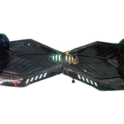 Lamborghini Style Hoverboard 8” – Seven Colour Lightening Black Style + LED lights [Free carry bag & Bluetooth]