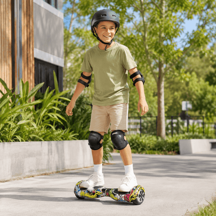 Hoverboard Electric Scooter 6.5 inch – HipHop Style + LED lights [Free Carry Bag &amp; Bluetooth]