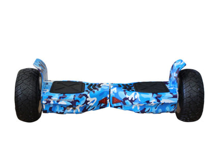 8.5" Off Road Hoverboard NS8, Powerful Motor & monster Tyres – Camouflage Blue Style [Free Carry Bag & Bluetooth]