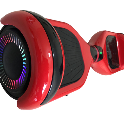 Hoverboard Electric Scooter 6.5 inch – RED + LED lights [Free Carry Bag & Bluetooth]