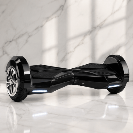 Lamborghini Hoverboard 8” Black Style + LED lights [Free Carry Bag & Bluetooth]