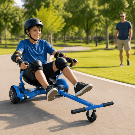 Adjustable Kart For Self Balancing Scooter & Hoverboard - Blue
