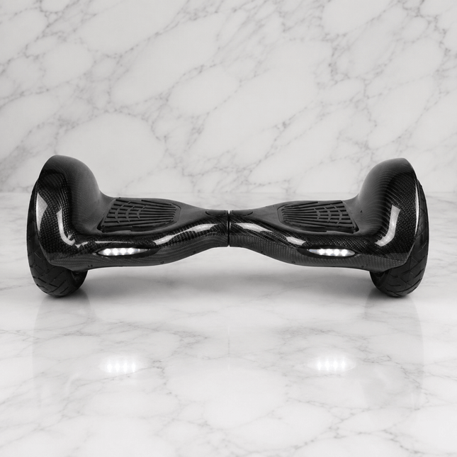 Electric Hoverboard – 10 inch – Classic Black Style + LED lights [Bluetooth + Free Carry bag]
