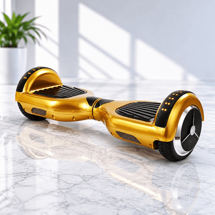 Electric Self Balancing Scooter 6.5"Gold Style + LED lights [Free Carry Bag & Bluetooth] - [Bluetooth + Free Carry Bag]