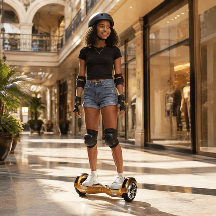 Lamborghini Style Hoverboard 8” – Gold Style + LED lights [Bluetooth + Free Carry Bag]