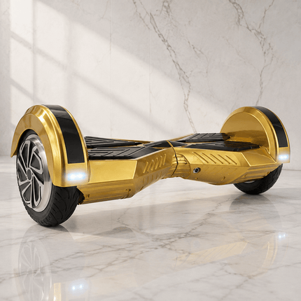 Lamborghini Style Hoverboard 8” – Gold Style + LED lights [Bluetooth + Free Carry Bag]