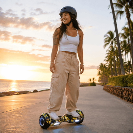 Lamborghini Style Hoverboard 8” – Hiphop Style + LED lights [Free carry bag & Bluetooth]