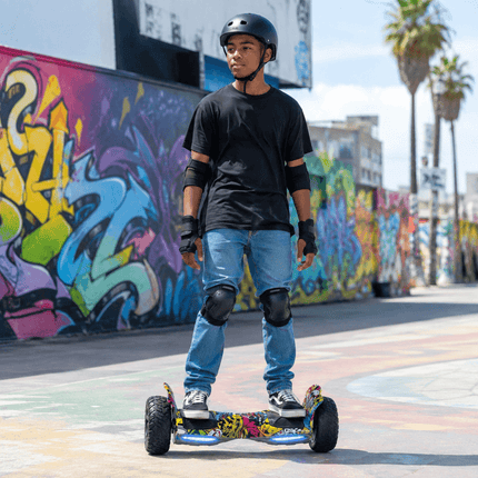8.5" Off Road Hoverboard NS8, Powerful Motor & monster Tyres – Hiphop Style [Free Carry Bag & Bluetooth]
