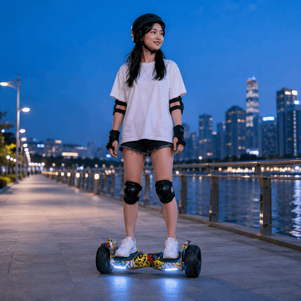 8.5" Off Road Hoverboard NS8, Powerful Motor & monster Tyres – Hiphop Style [Free Carry Bag & Bluetooth]