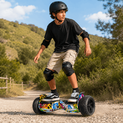 8.5" Off Road Hoverboard NS8, Powerful Motor & monster Tyres – Hiphop Style [Free Carry Bag & Bluetooth]