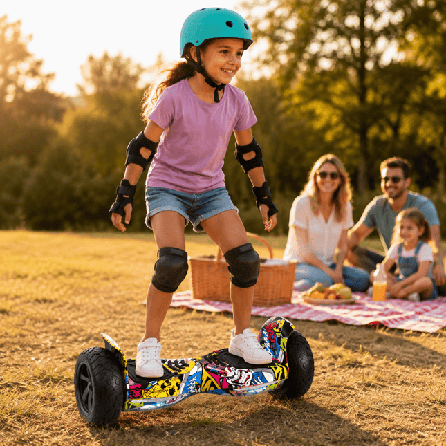 8.5" Off Road Hoverboard NS8, Powerful Motor & monster Tyres – Hiphop Style [Free Carry Bag & Bluetooth]