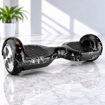 Hoverboard Electric Scooter 6.5 inch – Lighting Black Style + LED lights [Free Carry Bag & Bluetooth]