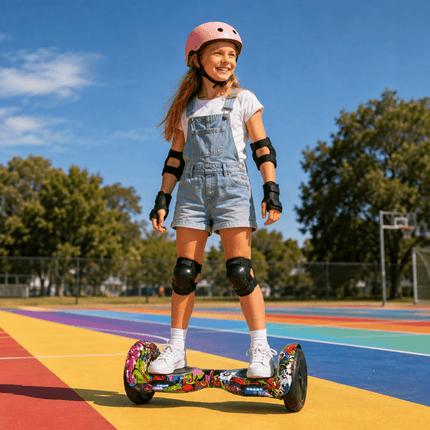 Hoverboard Self Balancing Scooter – 10 inch – Multicolour [Bluetooth + Free Carry bag]