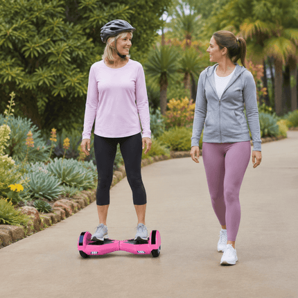 Lamborghini Style Hoverboard 8” – Pink colour Style + LED lights [Free Carry Bag & Bluetooth]