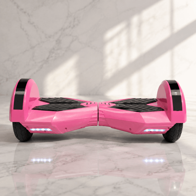 Lamborghini Style Hoverboard 8” – Pink colour Style + LED lights [Free Carry Bag & Bluetooth]