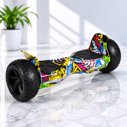 8.5" Off Road Hoverboard NS8, Powerful Motor & monster Tyres – Hiphop Style [Free Carry Bag & Bluetooth]