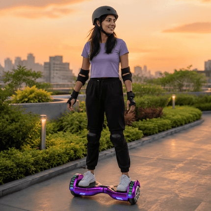 Lamborghini Style Hoverboard 8” – Purple Style + LED lights [Bluetooth + Free Carry Bag]