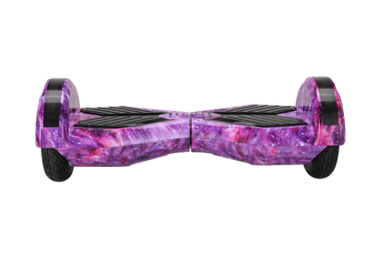 Lamborghini Style Hoverboard 8” – Purple Galaxy Style + LED lights [Free carry bag &amp; Bluetooth]