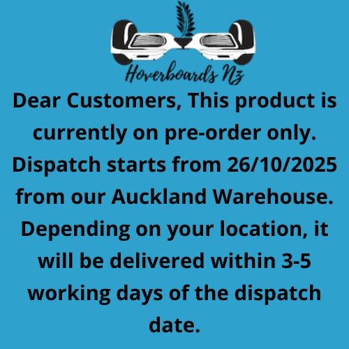 Preorder notice